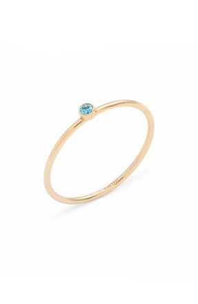Nashelle Birthstone Ring in December Gold at Nordstrom, Size 6