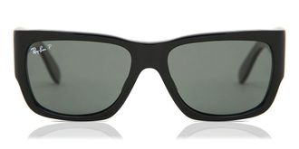 Ray-Ban RB2187 Nomad Polarized 901/58 Mens Sunglasses Black Size 54