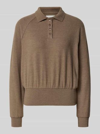 OPUS Strickpullover mit Polokragen Modell Geigi in Hellbraun, Gr&ouml;&szlig;e 42