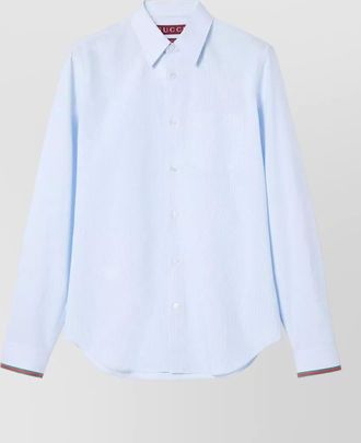 Gucci tailored shirt button down collar stripes