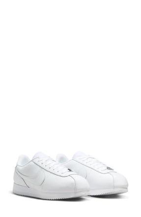 Nike Cortez 23 Premium Sneaker in White/White/White at Nordstrom Rack, Size 5.5