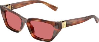 Dolce & Gabbana DG4532 322175 Womens Sunglasses Brown Size 53