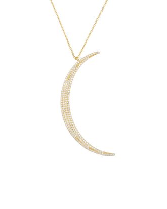 Sphera Milano 18K Over Silver Cz Necklace