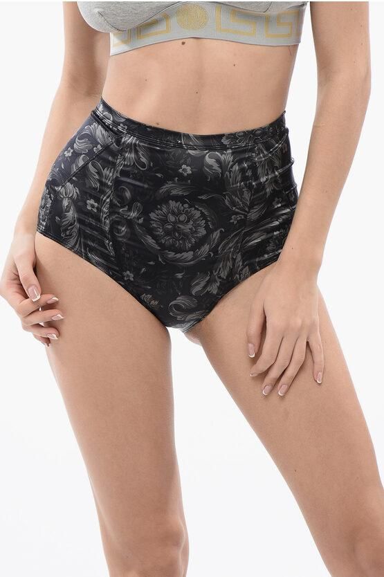 Versace High-waisted Slip with Barocco Motif size M desde 53,50