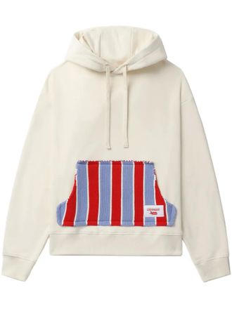 Charles Jeffrey Loverboy jersey hoodie - White