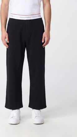 Dsquared2 Pantaloni jogging in jersey di cotone con vita logata