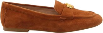 Polo Ralph Lauren Klassieke Leren Mocassin Schoenen - Dames - Loafers - Bruin - 37 EU - Schoenen
