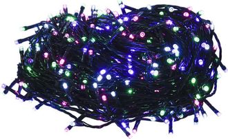 vidaXL Tira de luces con 2000 led pvc pastel multicolor 200 m Vidaxl