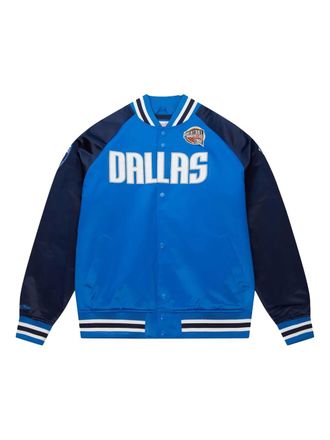 Mitchell & Ness Hall Of Fame Dallas Mavericks Dirk Nowitzki jack met lange mouwen - Blauw