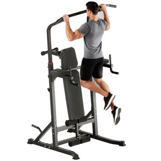 OEM Estaci&oacute;n De Musculaci&oacute;n Torre De Entrenamiento Altura Ajustable Con Barra De Dominadas Y Banco Plegable Para Fitness En Casa Gimnasio Carga 150 Kg 99x