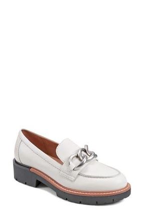 Earth Zalor Moc Toe Loafer in White at Nordstrom Rack, Size 8.5