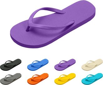 Generic Womens Ergonomic Flip Flops Lightweight Comfortable with Natural Arch Support Quick-Dry Unisex for Adults - Beach Pool Shoes Non-Slip Sole Summer Sand