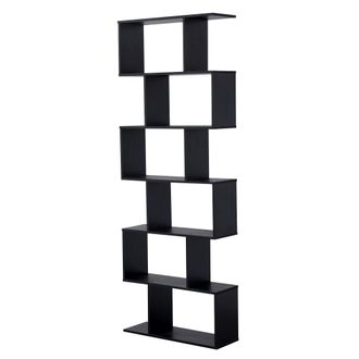 Happy Garden Biblioteca 6 estantes negra