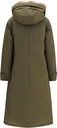 Woolrich Fur-Trimmed Cotton Parka Coat