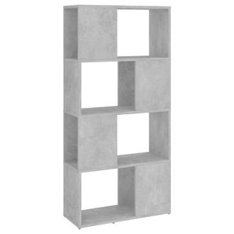vidaXL Libreria/divisorio Grigio Cemento 60x24x124,5 Cm - Vidaxl