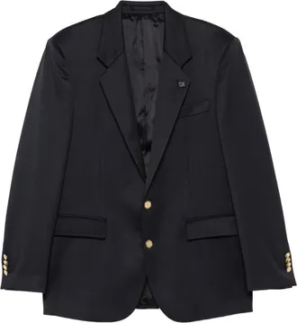 Lardini Peak-lapels Button-up Jacket