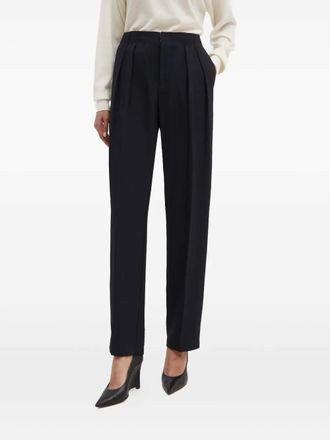 Liviana Conti Straight plooibroek - Zwart