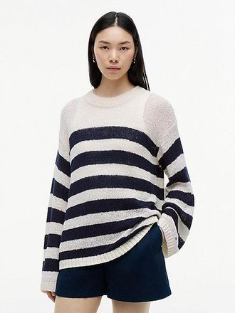 Tommy Hilfiger Stripe Relaxed Crew Neck Jumper