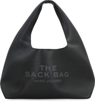 Marc Jacobs Womens Leather Tote Bag The Sack Black Cow Hide