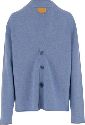Guest In Residence Cardigan con scollo a V - Blu