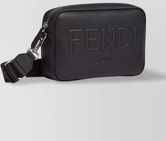 Fendi calf leather camera shoulder bag