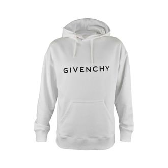Givenchy Heren, Sweatshirts & Hoodies, Wit, Maat: 2XL Katoen