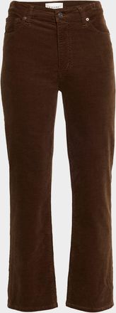 Frame Denim Le Sleek Straight Corduroy Jeans