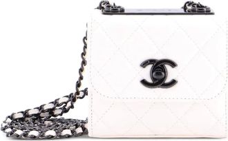 Chanel Trendy CC Clutch with Chain Quilted Lambskin Small crossbody bag - Bianco