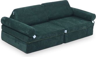OEM Sof&aacute; De Juegos Montessori Comfort Mini De Pana Verde