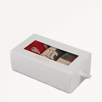 Radley London Pine Needle Sock Set Winter Floral AW25 Radley London