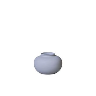 Middle Kingdom Porcelain Matte Porcelain Mini Apple Vase in Lilac Grey at Nordstrom
