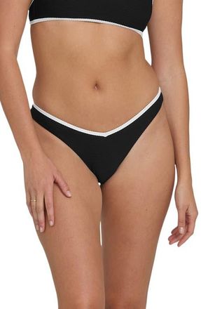 Billabong Tanlines Bound Hike Bikini Bottoms in Black Pebble at Nordstrom, Size X-Small