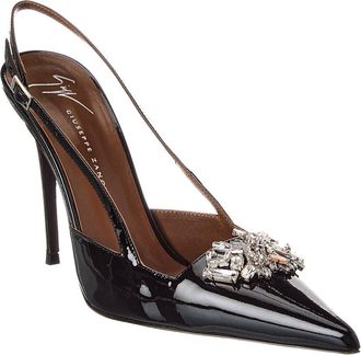Giuseppe Zanotti 100 Patent Slingback Pump
