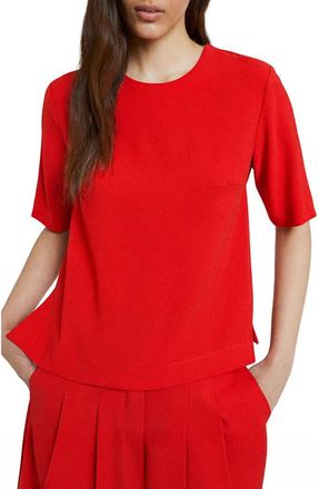 ottod'Ame Solid Blouse in Red at Nordstrom, Size 42