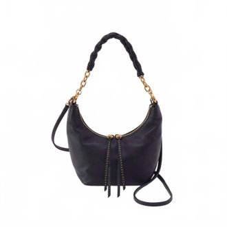 Hobo Womens Small Astrid Shoulder Crossbody Purse In Pebbled Leather Black