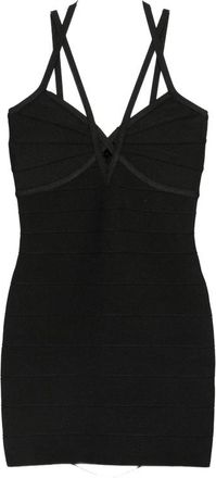 H&eacute;rve L&eacute;ger Erin Strappy Mini Dress