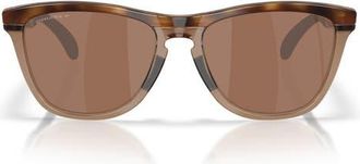 Oakley Gender Inclusive Frogskins Range XL 58mm Polarized Round Sunglasses in Tort/brn Smk/prizm at Nordstrom