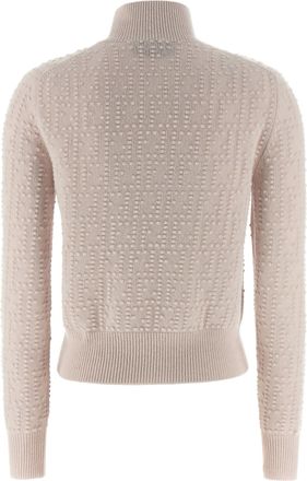 Fendi Wool and Cashmere Blend Sweater - Beige