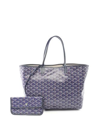 Goyard 2010-2025 Goyardine Saint Louis PM tote bag - women - Fabric - One Size - Blue