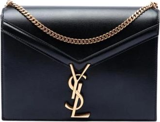 Saint Laurent Pre-owned Cassandra Schoudertas - Dames - Vintage Schoudertas - Zwart - ONE Size - Leer - Vintage