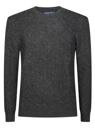 Polo Ralph Lauren Dark Grey Cable-Knit Sweater
