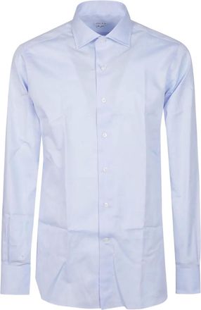 Orian button-down cotton shirt - Blue