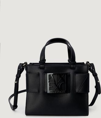 A|X Armani Exchange Borsa Armani Exchange in pelle sintetica a grana