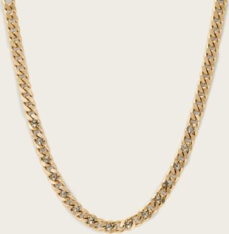 AllSaints Brass Mabel Chain Necklace, Size: One Size