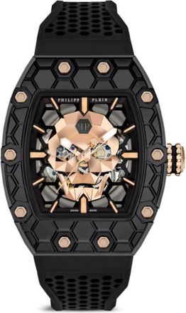 Philipp Plein Crypto King BEA$T 55mm - men - Silicone/ceramic - One Size - Black