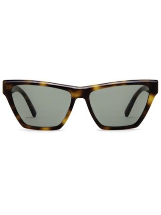 Saint Laurent Eyewear Occhiali da sole squadrati - Marrone