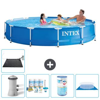Intex Piscina Con Estructura Redonda - 366x76 Cm - 8-piezas S41767
