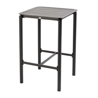 Oviala Mesa alta de terraza negra