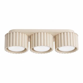 Sollux Lighting Plafone beige aluminio alt. 8 cm