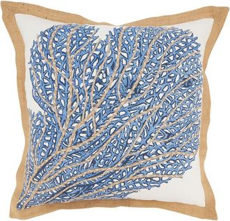 Saro Lifestyle Sea Fan Down-Filled Pillow
